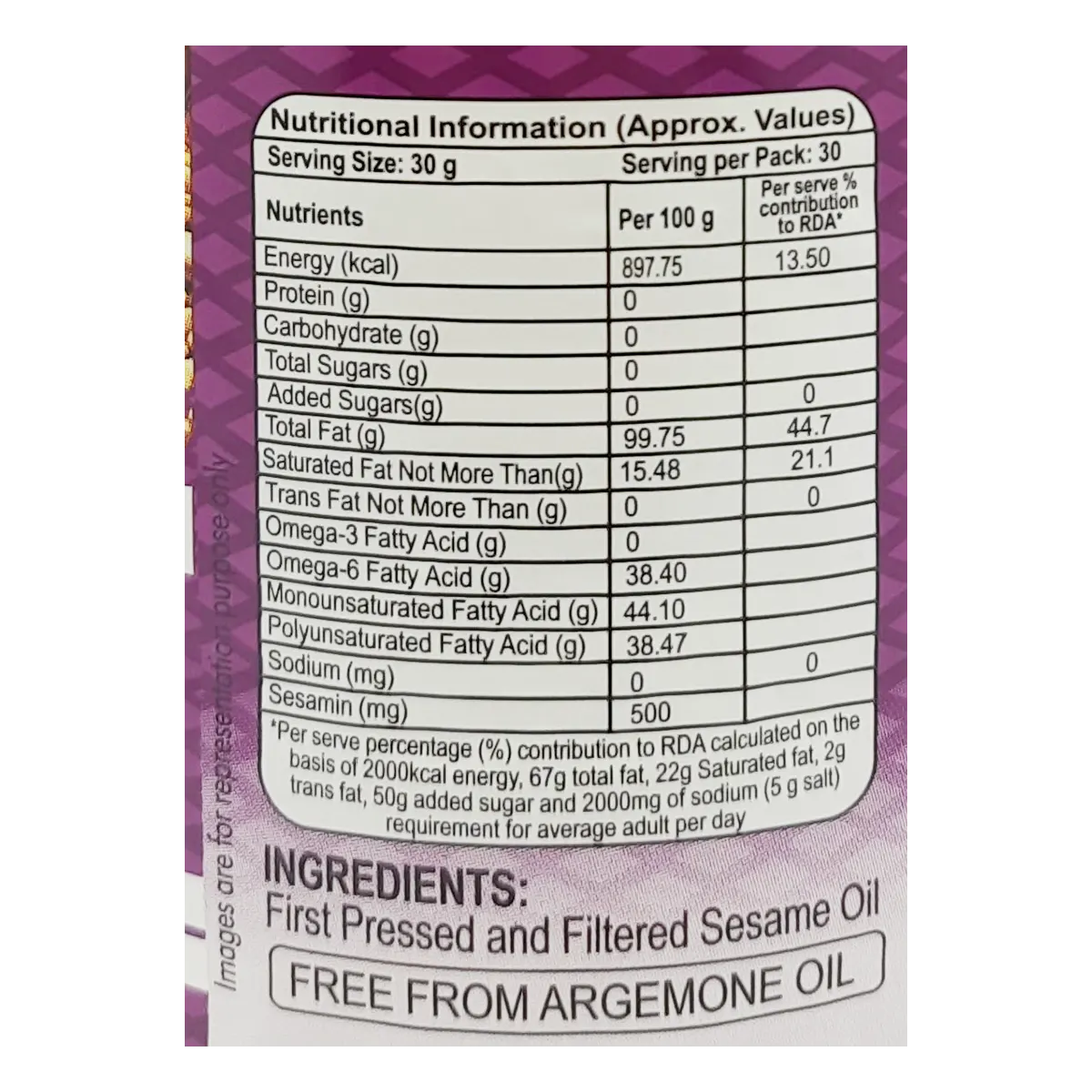 Patanjali Sesame Oil (B)